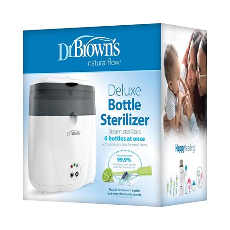 dr brown steriliser|Dr. Browns Electric Deluxe Baby Bottle Sterilizer